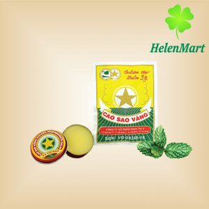 Set 03 x 10g Golden Star Aromatic Balm Vietnamese Cao Sao Vang Ointment Cream