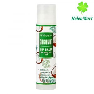 Milaganics Lip Balm Coconut Soft Natural Smooth 4.5 Grams