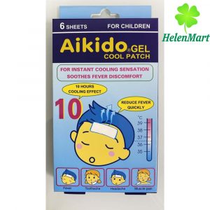 Aikido-Gel-Cool-Patch-reduces-fever-headache-for-children-baby_1