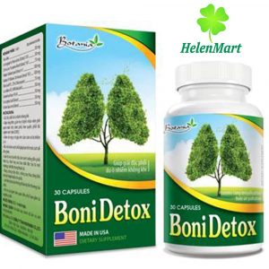 Boni Detox supports lung detoxification and reduces the risk of tumors (Box of 30 tablets) - Free ship