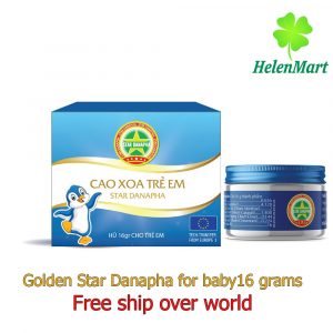 Combo 6 boxes Golden Star Danapha for baby – Free ship