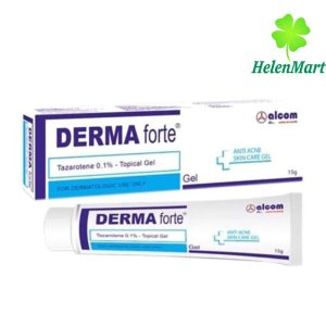 Set 04 tubes Derma Forte gel 15g reduces acne prevents scars - Free ship