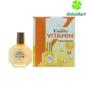VRohto Vitamin B6 K Na E Eye Drops 13ml for Blurry Fatigue Eyes