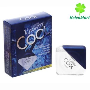 V.Rohto Cool Eye Drops Mentholatum, Anti-Red, Itchy, Tired eye Relief 12ml - Free shipping