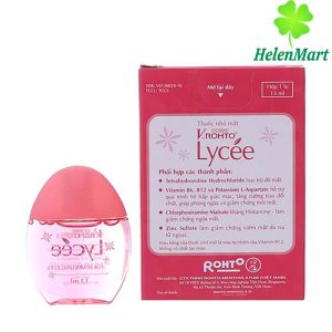 V.Rohto Lycee, box of 13ml Mentholatum, Anti-Red, Itchy, Tired eye Relief