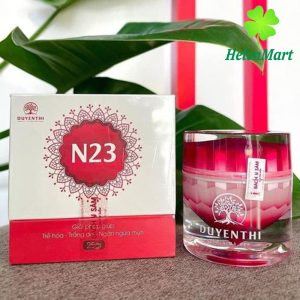 N23 Duyen Thi Cream N23 Duyen Thi Cream Rejuvenate, whiten skin, fade melasma, reduce acne 25gr