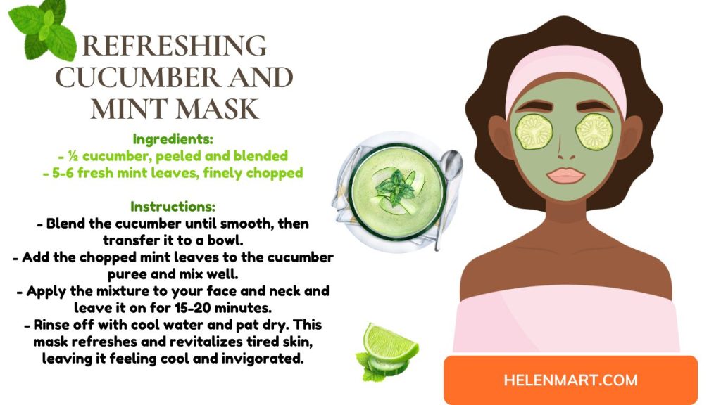 How to make Cucumber Face Mask – Beauty at home with Helenmart