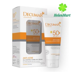 Decumar advanced Nano technology sunscreen, oil control for acne-prone skin 50g