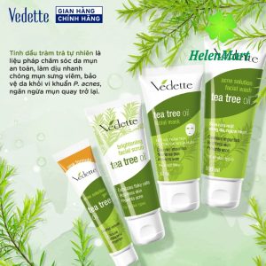 Vedette Tea Tree antibacterial acne treatment gel 18g