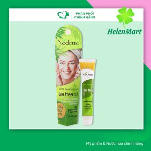 Vedette Tea Tree antibacterial acne treatment gel 18g